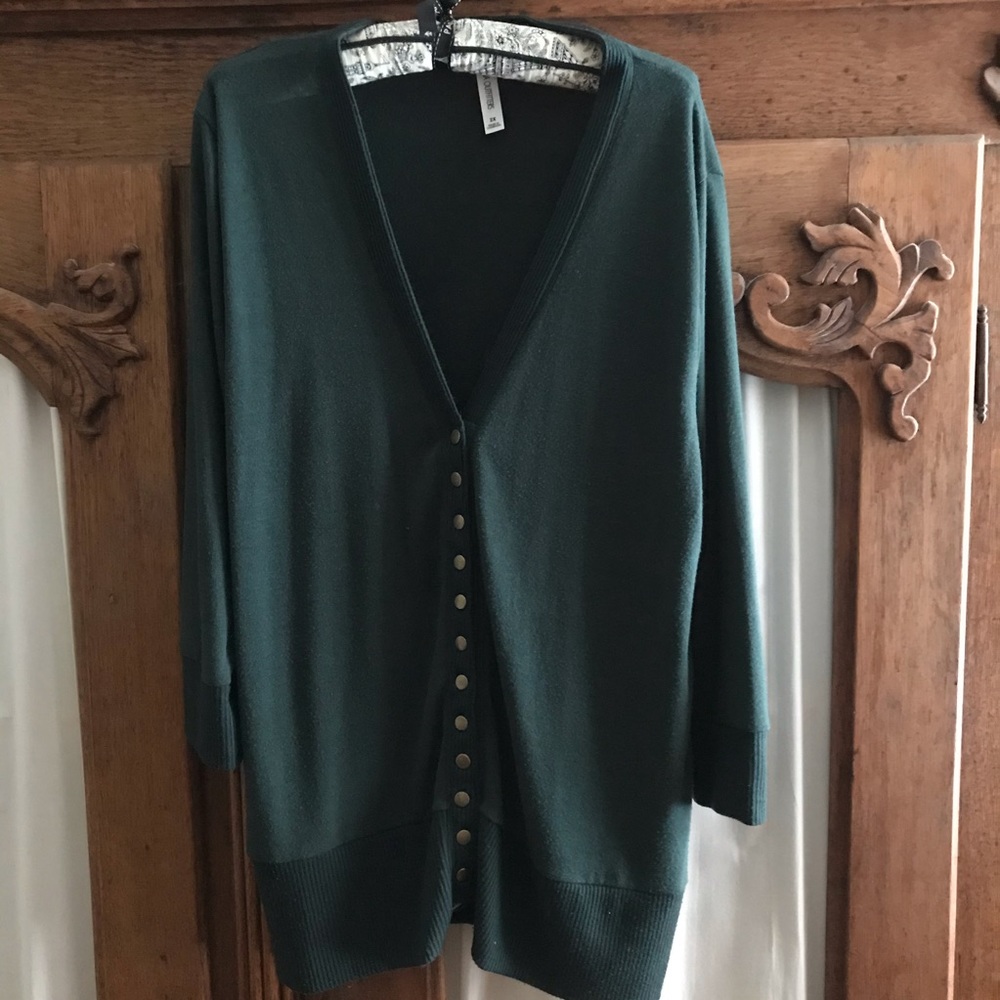 Snap-front Sweater